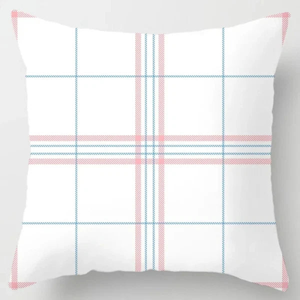 45x45cm Pink Printed Pillowcase Decoration Sofa Cushion Cover Bed  Home  Car