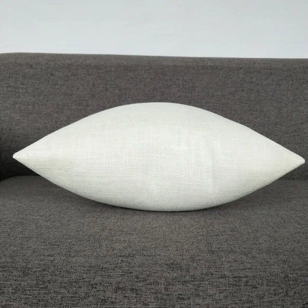 1PC Pillowcase Cushion Cover Throw Waist Pillow Case Cotton Linen Sofa Couch Bed