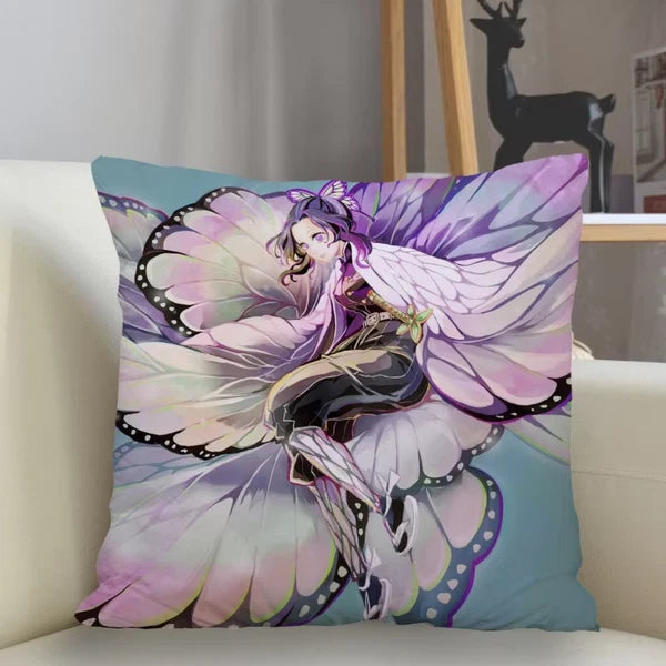 45X45Cm Polyester Demon Slayer Pillowcase Sofa Decoration Cushion Cover Home Dec