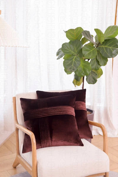 2 PACK Throw Pillow Covers Sofa Decor Velvet Cushion Cases Premium Cushion Cover