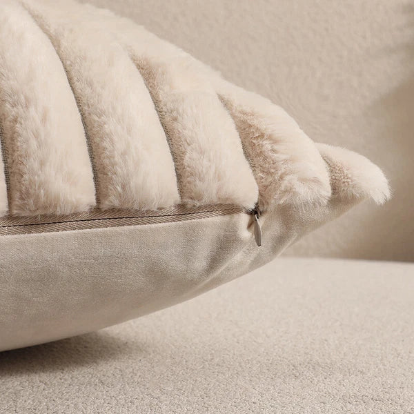 16" 18" 20" 22" 24" Plush Velvet Cushion Cover Sofa Bed Soft Plain Pillow Case