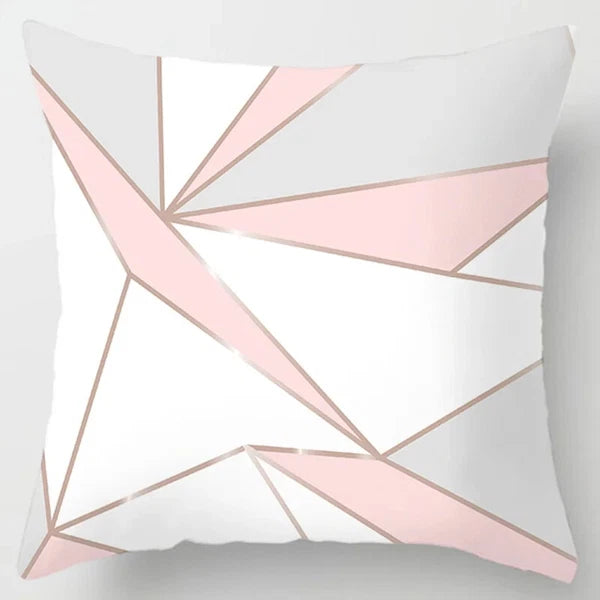 45x45cm Pink Printed Pillowcase Decoration Sofa Cushion Cover Bed  Home  Car