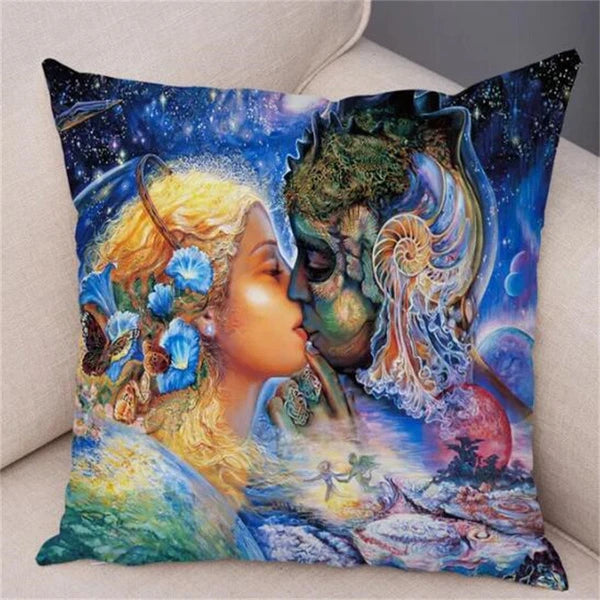 Cartoon Forest Elf Cushion Cover Decor Pillow Case for Sofa Car Room Pillowcase