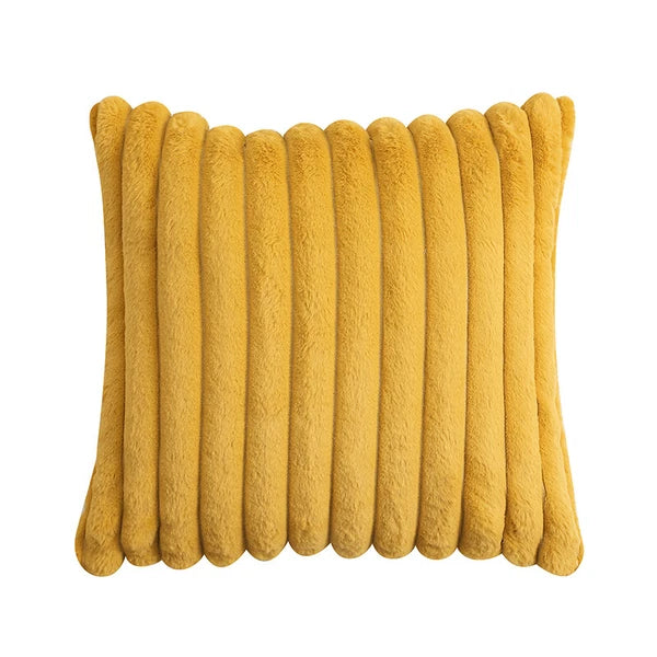 16" 18" 20" 22" 24" Plush Velvet Cushion Cover Sofa Bed Soft Plain Pillow Case