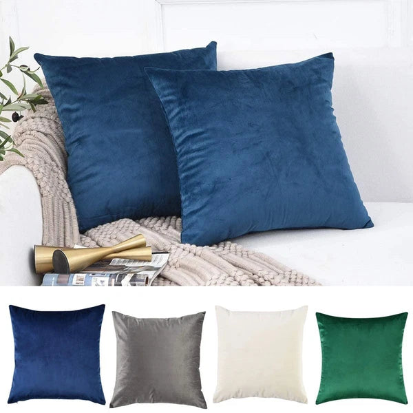 1/2Pcs Throw Pillow Covers Sofa Decor Velvet Cushion Bed Soft Cases 16/18/20" US