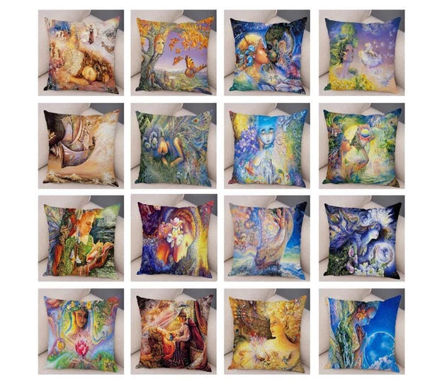 Cartoon Forest Elf Cushion Cover Decor Pillow Case for Sofa Car Room Pillowcase