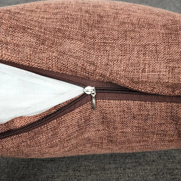 1PC Pillowcase Cushion Cover Throw Waist Pillow Case Cotton Linen Sofa Couch Bed