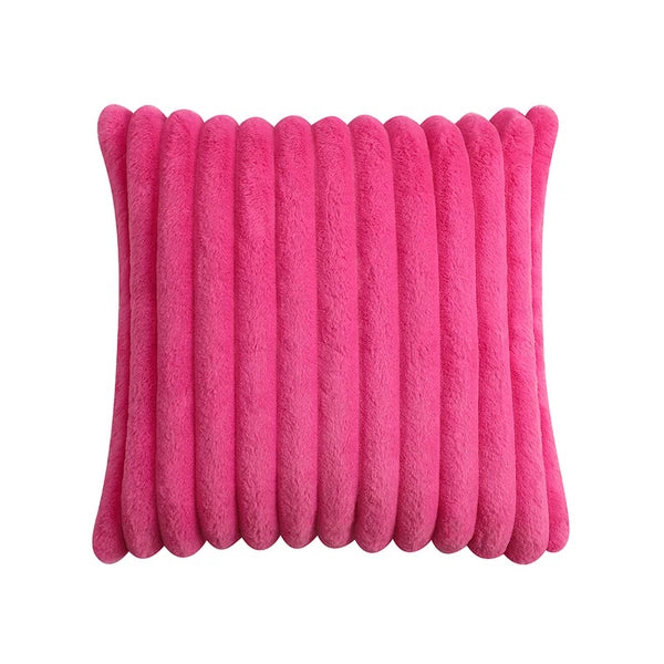 16" 18" 20" 22" 24" Plush Velvet Cushion Cover Sofa Bed Soft Plain Pillow Case