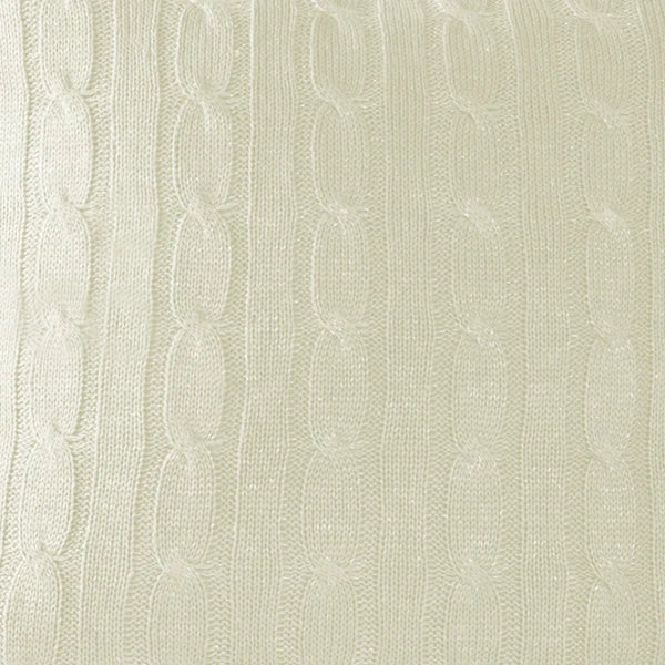 2x Cable Knit Decorative Throw Pillow Cover Square Warm Cushion Cover for Couch