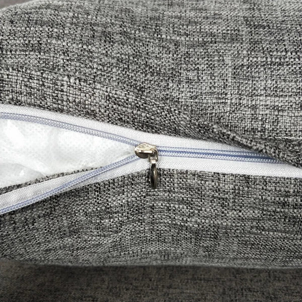 1PC Pillowcase Cushion Cover Throw Waist Pillow Case Cotton Linen Sofa Couch Bed