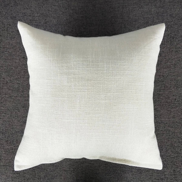 1PC Pillowcase Cushion Cover Throw Waist Pillow Case Cotton Linen Sofa Couch Bed
