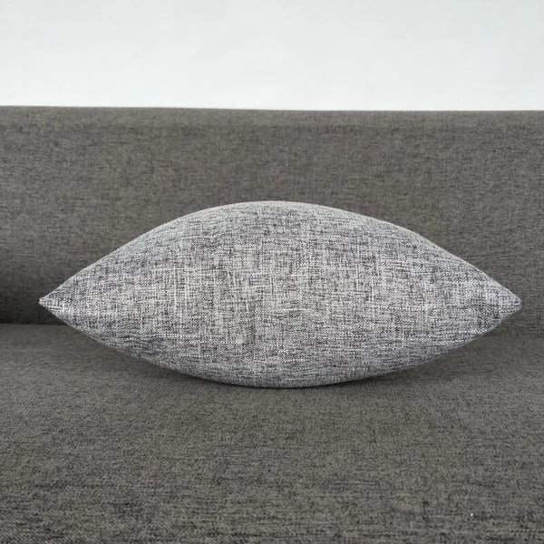 1PC Pillowcase Cushion Cover Throw Waist Pillow Case Cotton Linen Sofa Couch Bed