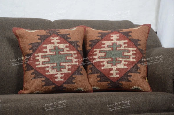 2 Pcs Set of Home Decor Sofa Pillow Cases 45x45 cm Modern Interior Cushion Cover