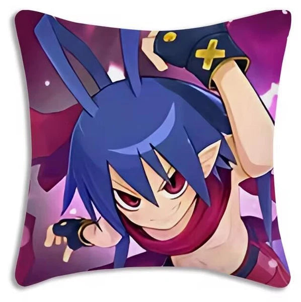 Black Eevee Throw Pillow Covers Cartoon Sofa Decor Home Printing Cushion Cover