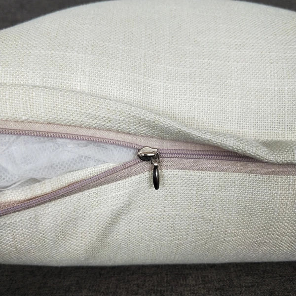 1PC Pillowcase Cushion Cover Throw Waist Pillow Case Cotton Linen Sofa Couch Bed