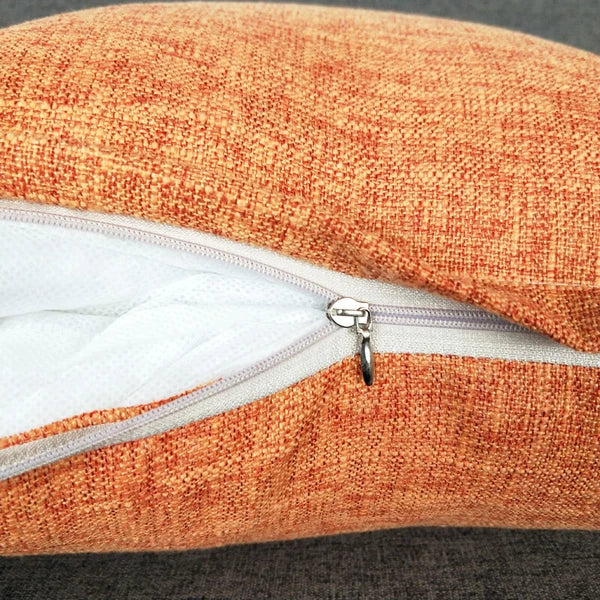 1PC Pillowcase Cushion Cover Throw Waist Pillow Case Cotton Linen Sofa Couch Bed