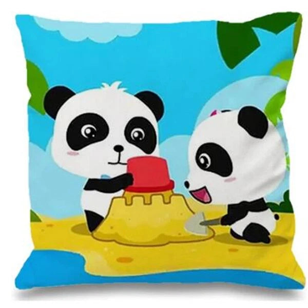 Baby Bus for Sofa Cushions Covers Home Decor Pillowcase Short Plush Bed