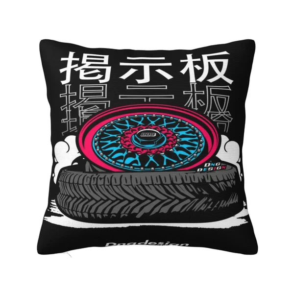 BBS Pattern Print Bedding Pillows Cushion Covers Sofa Pillowcases Pillow Case