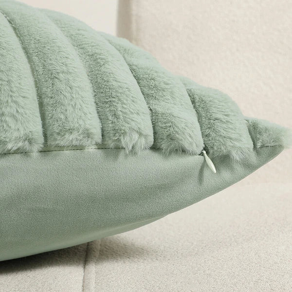 16" 18" 20" 22" 24" Plush Velvet Cushion Cover Sofa Bed Soft Plain Pillow Case