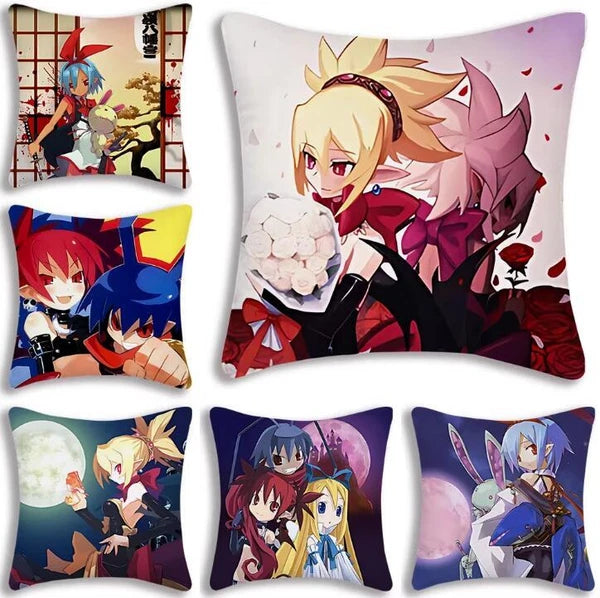 Black Eevee Throw Pillow Covers Cartoon Sofa Decor Home Printing Cushion Cover