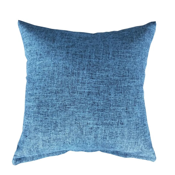 1PC Pillowcase Cushion Cover Throw Waist Pillow Case Cotton Linen Sofa Couch Bed