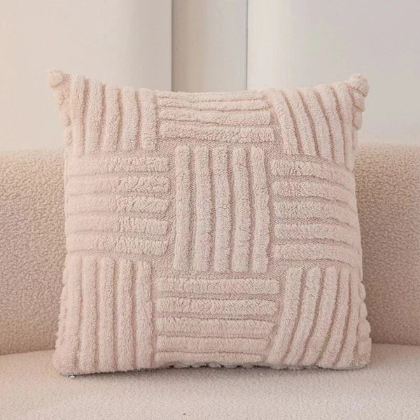 43CM x 43CM Fluffy Faux Soft Plush Pillow Case Cover Cushion Home Bed Sofa Decor