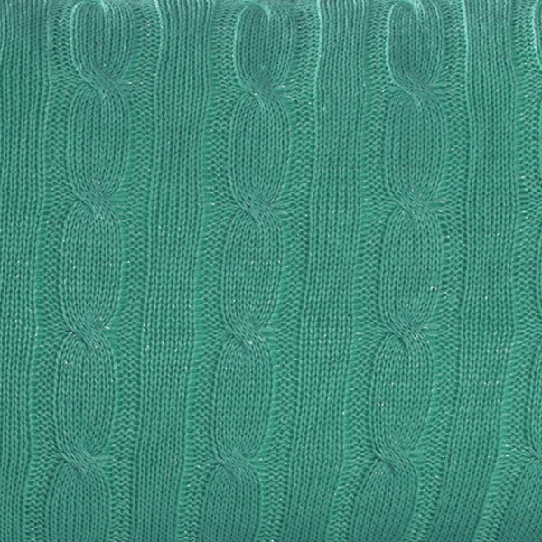 2x Cable Knit Decorative Throw Pillow Cover Square Warm Cushion Cover for Couch