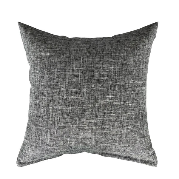 1PC Pillowcase Cushion Cover Throw Waist Pillow Case Cotton Linen Sofa Couch Bed