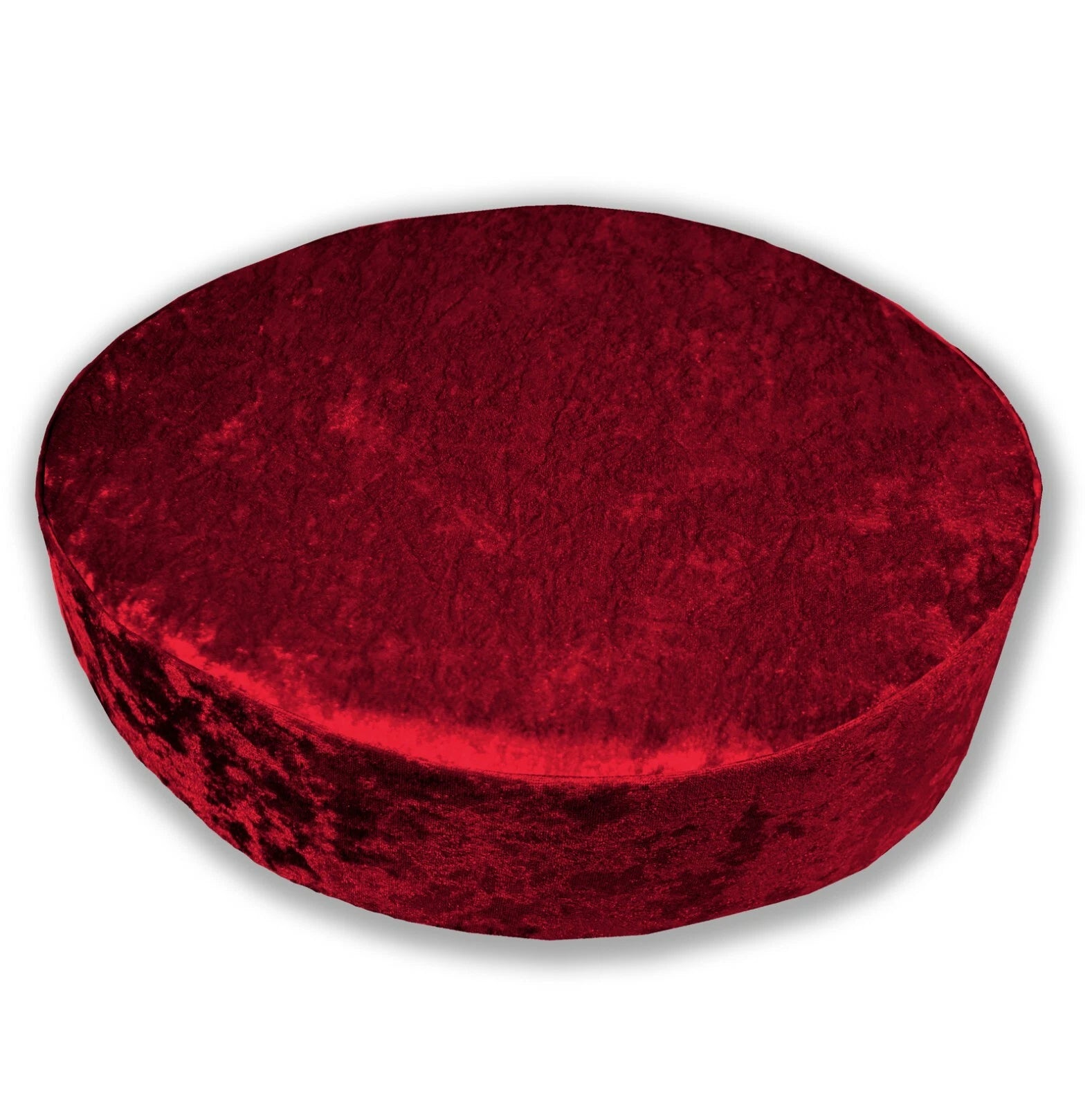 Mv27 B-Red Crushed Velvet Sofa Seat Patio Bench Box Cushion Bolster Cover/Runner