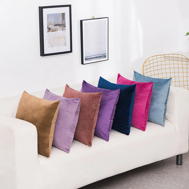 Wholesale Velvet Cushion Cover Pillowcase Pillow Case Sofa Throw Pillows Decor
