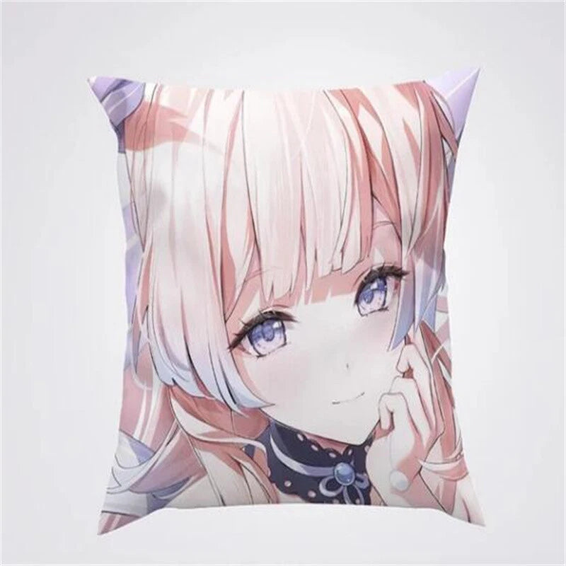 Anime Cartoon Honkai Star Rail Print Cushion Cover Sofa Home Decor Pillowcase