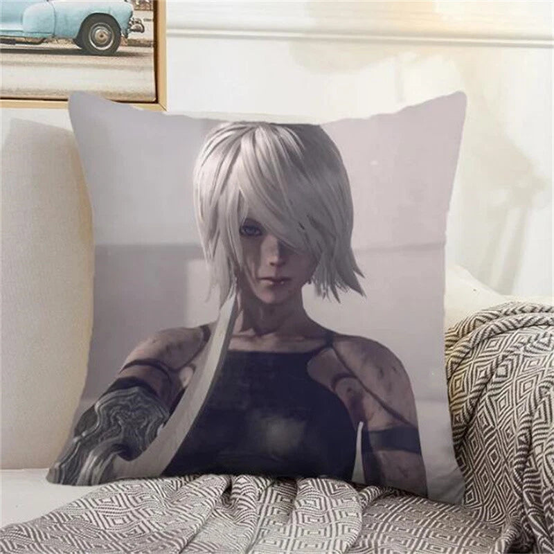 Nier Automata Decorative for Sofa Cushion Cover Home Pillows Covers Pillowcases