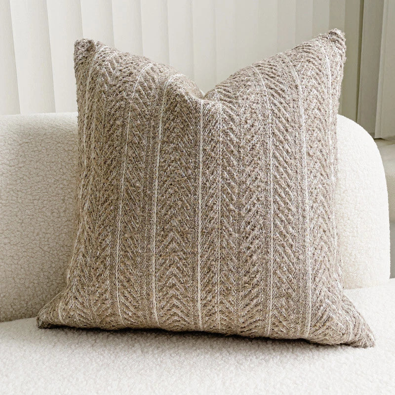 18x18in Modern Wool Blend Fabric Throw Pillow Covers Sofa Bed Cushion Cover Case
