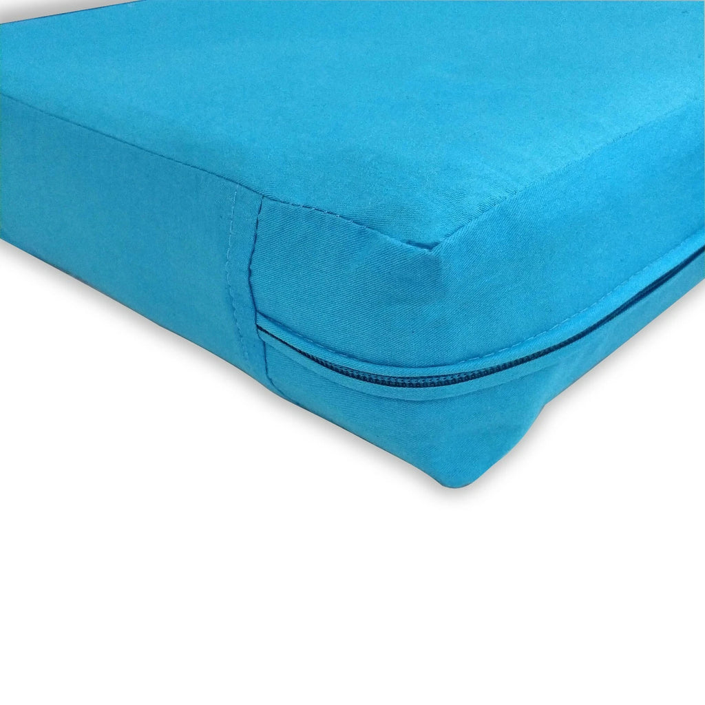 Box Square Shape Cover*100% Pure Cotton bed Soft Fine Cushion Case Custom Size