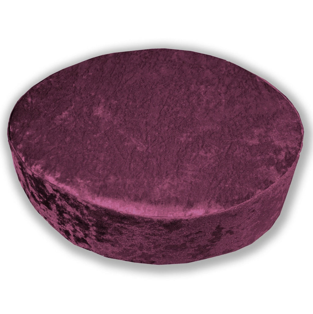 Mv13 Red-purple Crush Velvet Sofa Seat Patio Bench Cushion Bolster Cover/Runner