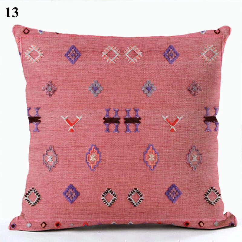 Sofa Bed Printed Pillowcase Ethnic Cushion Cover Throw Pillow Case Home Decor