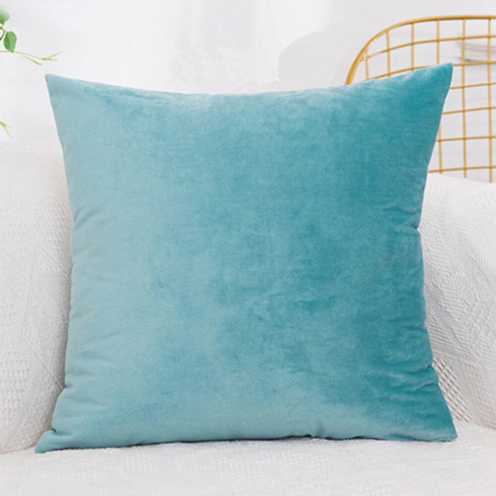 Throw Pillowcases Covers Velvet Cushion Case For Home Sofa Décor Set of 2