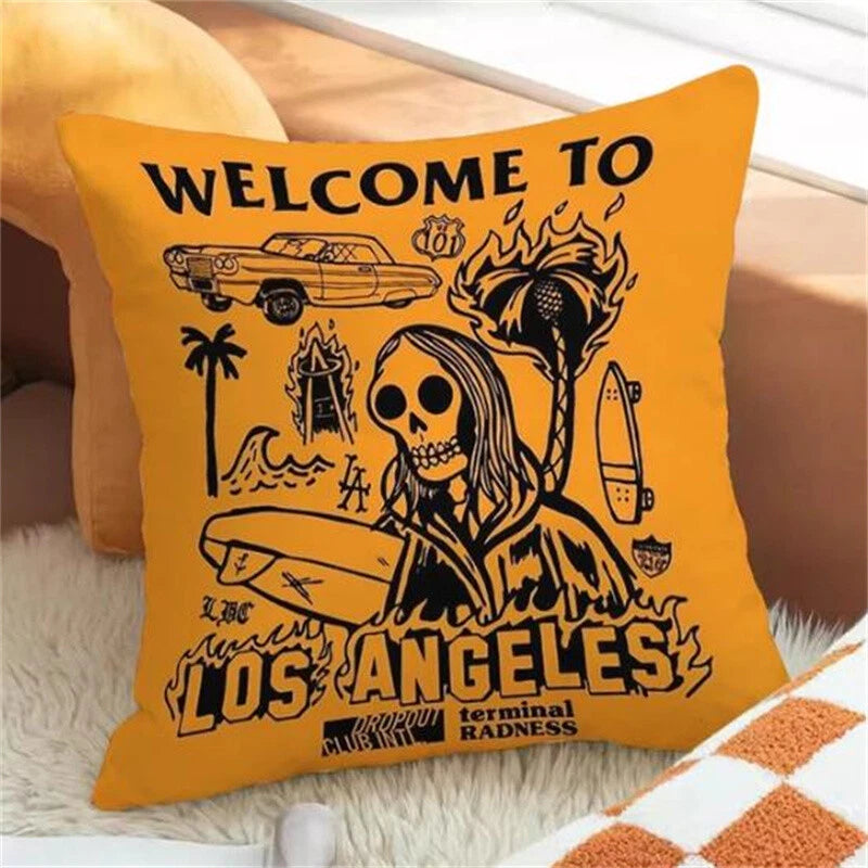 Spirit Car Decoration Pillowcase Fall Pillow Cover for Pillow Cushion Cover Sofa