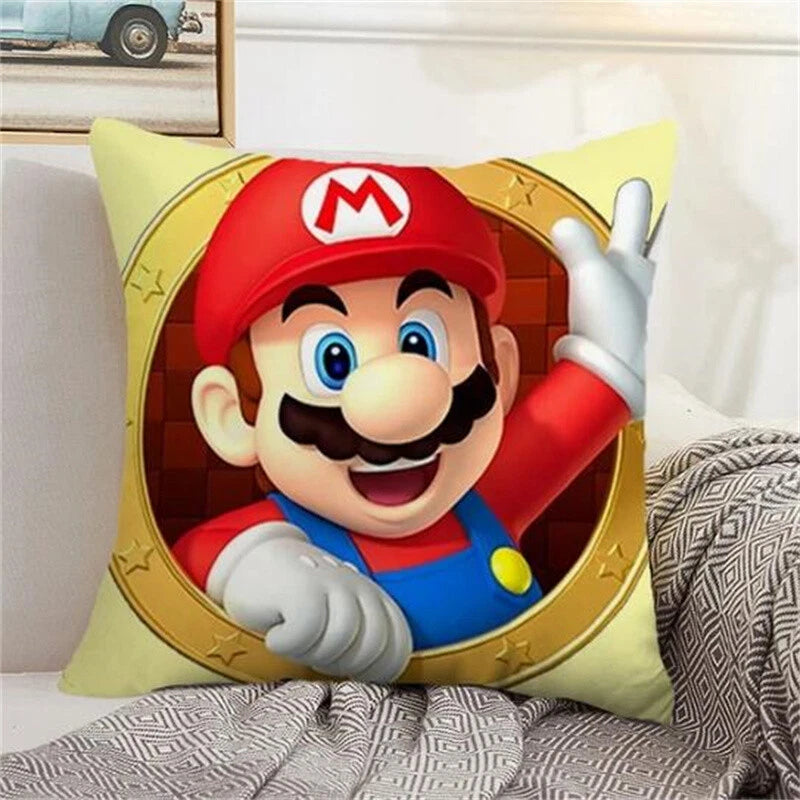 Pillowcase Cushion Cover M-marios Pillow Covers Decorative Sofa Home Decoration