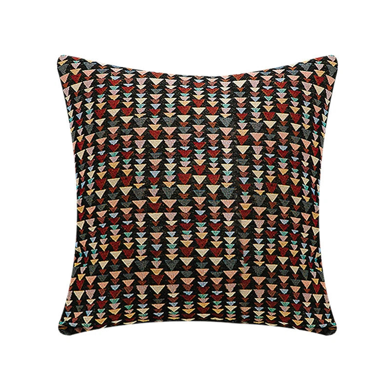 24 x 24in Cotton Linen Blend Home Throw Pillow Cover Case Sofa Bed Cushion Cover