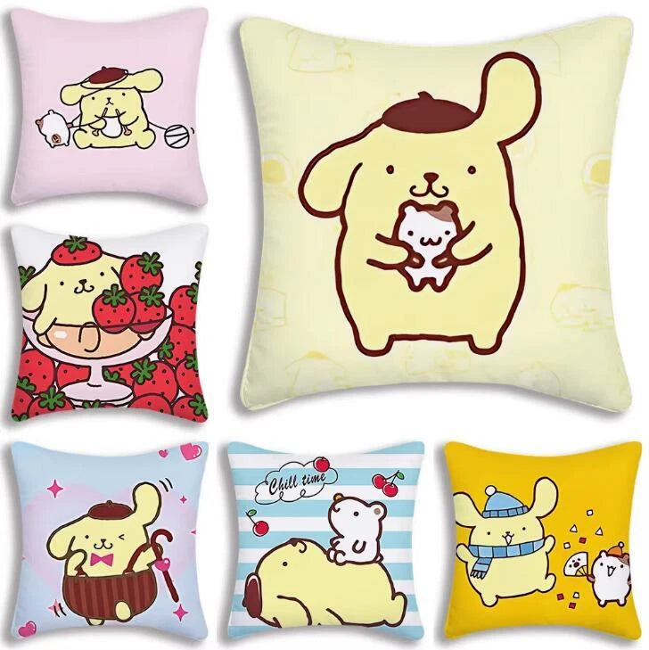 Pompompurin Pillow Covers Cartoon Sofa Decor Home Printing Cute Cushion Cover