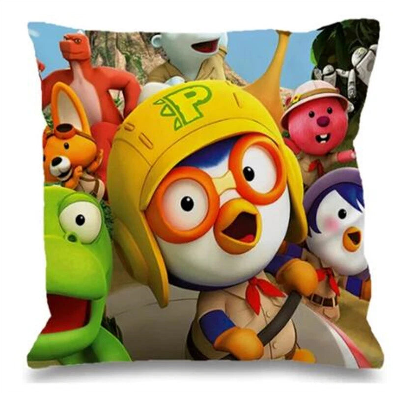 P-pororo Modern Home Decoration Products for Sofa Cushions Covers Pillowcase