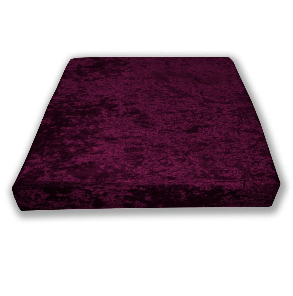 Mv31 Wi-Red Crush Velvet Sofa Seat Patio Bench Box Cushion Bolster Cover/Runner