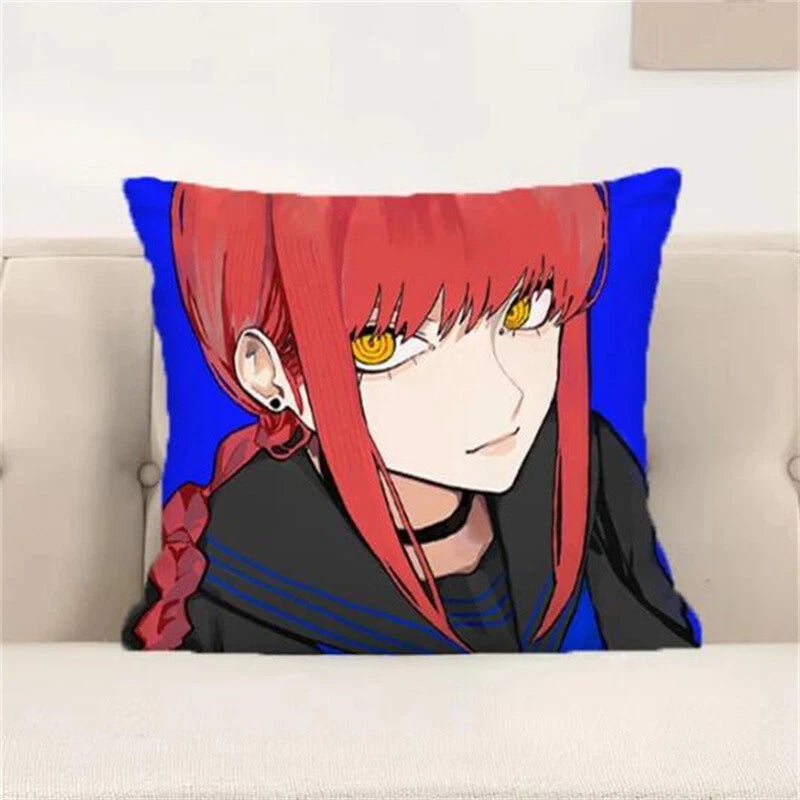 Pillow Covers Decorative Sofa Chainsaw Man Cushion Cover Pillows Cases Home