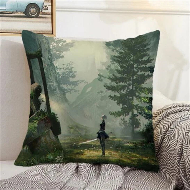 Nier Automata Decorative Sofa Cushion Cover Pillowcases for Cushions Covers