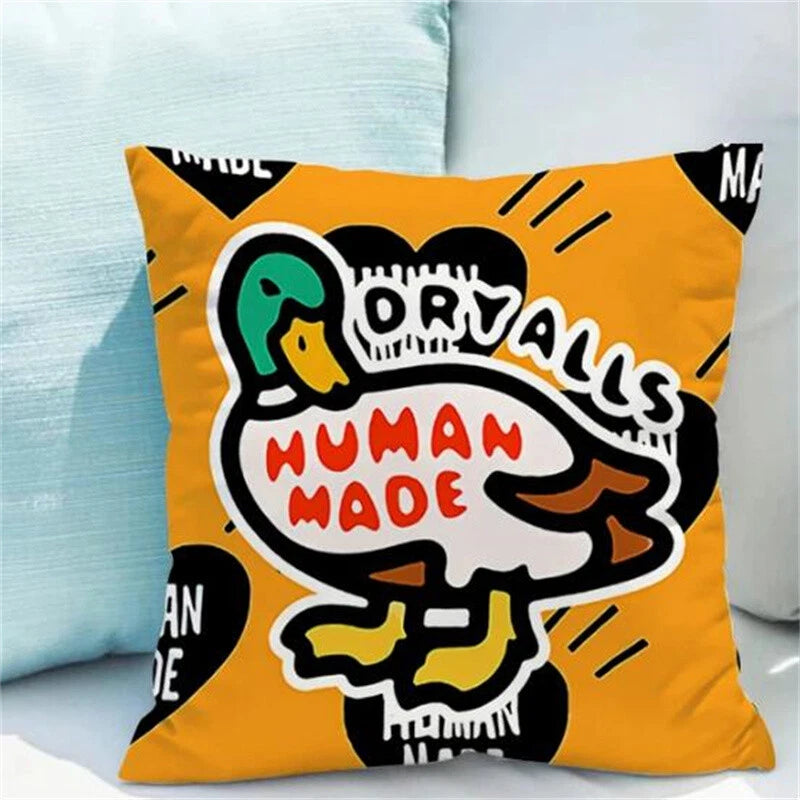 Bed Pillowcases Cushion Human Mades Car Sofa Pillow Cover Print Home Decor