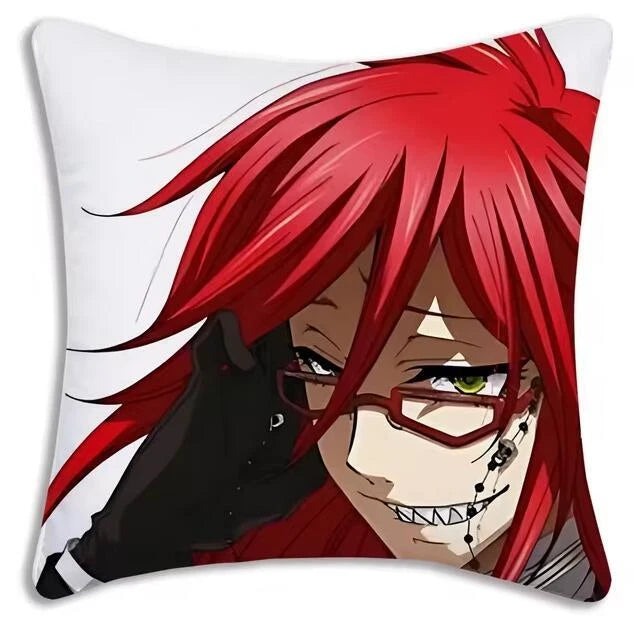 Cartoon Anime Manga Butler Pillow Covers Sofa Decor Home Printing Cushion Cover