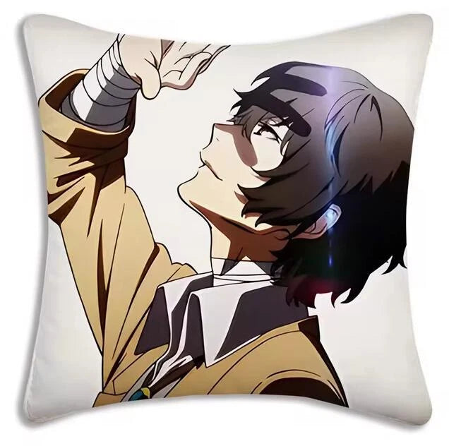 Bungou Stray Dogs Pillow Covers Sofa Decorative Home Printing Cute Cushion Cover