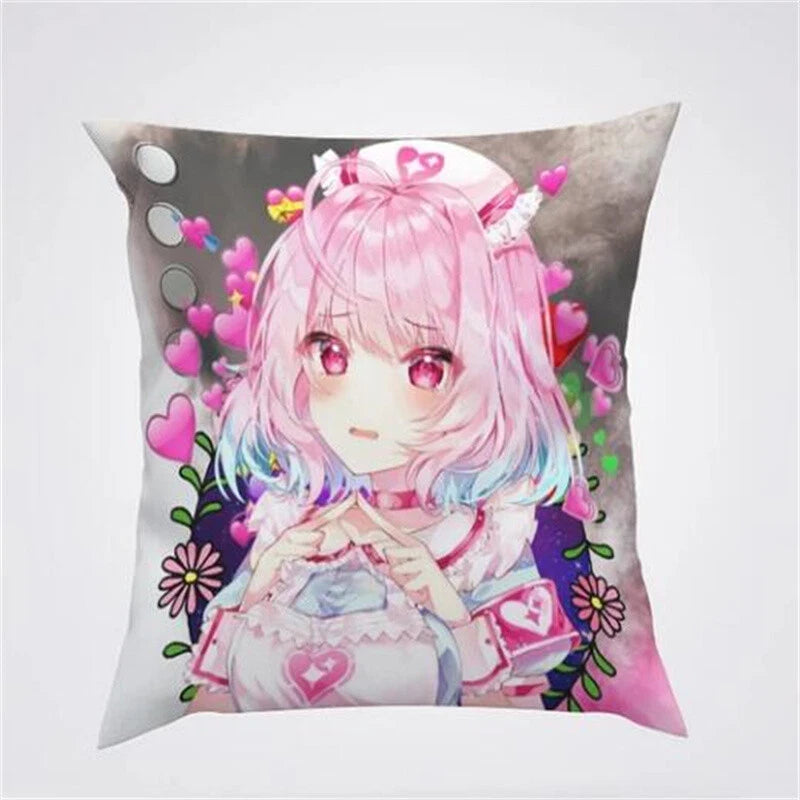 Anime Cartoon Honkai Star Rail Print Cushion Cover Sofa Home Decor Pillowcase