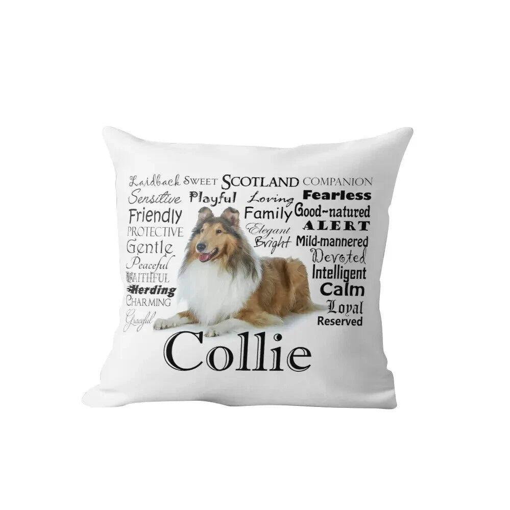 Dog Yorkie Pillow Case Pug Pillows Sofa Car Bed Sofa Pillow Case Cushion Cover